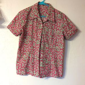 Floral vintage handmade top
